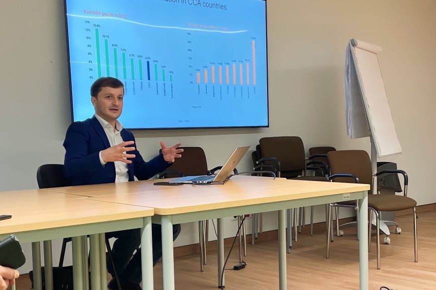Dr. Lasha Kavtaradze visited Cracow University of Economics