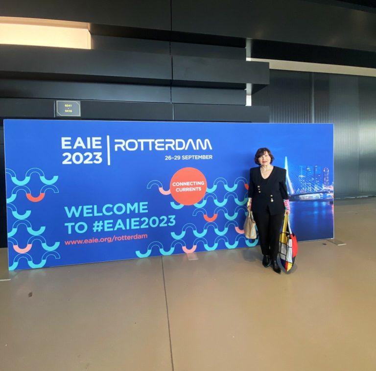 Dean of School of Education, Humanities and Social Sciences attends EAIE in Rotterdam