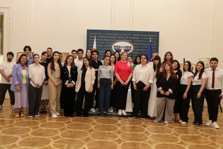 IBSU Freshman Visits Georgian constitutional court