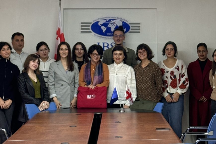 IBSU International Relations Department hosted AUF informative meeting