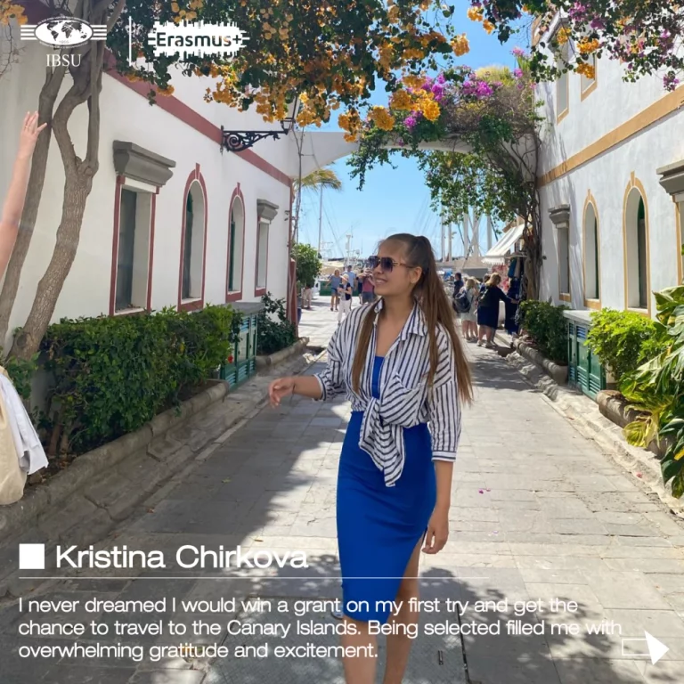 #ExchangeStudent: Kristina Chirkova | Universidad Internacional de Canarias