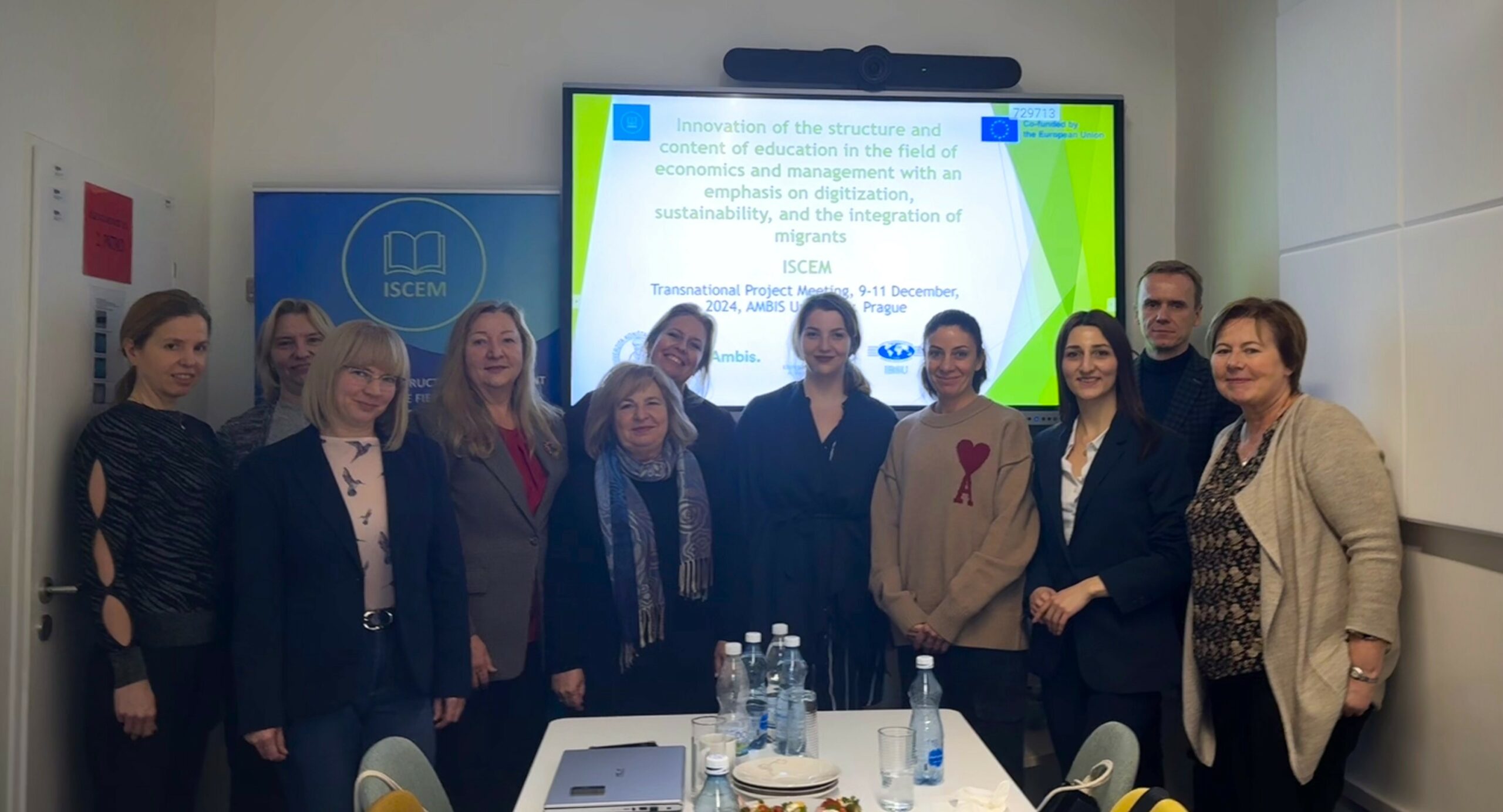 IBSU representatives attended ISCEM Transnational Project Meeting in Prague