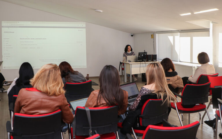 IBSU Library held training on scientific databases