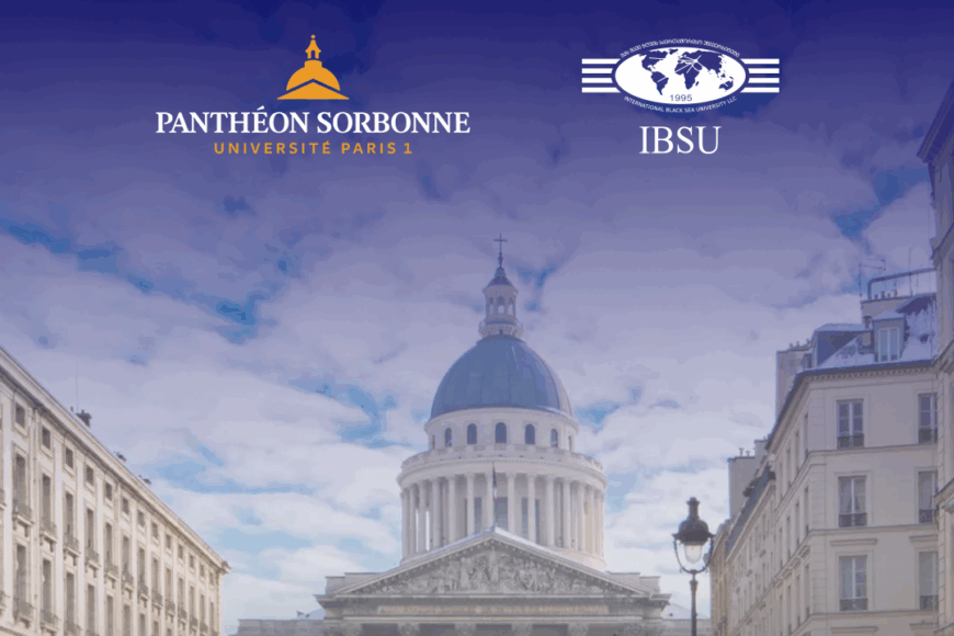 IBSU-მ პარიზის 1 პანთეონ-სორბონის უნივერსიტეტთან მემორანდუმი გააფორმა