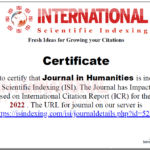 The Journal in Humanities has gained the high scientific index