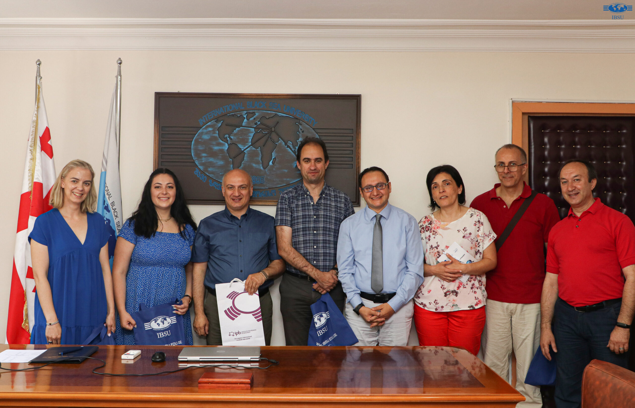 The Department of International Relations of the International Black Sea University hosted a delegation from the  Polytechnic Institute of Bragança, Portugal