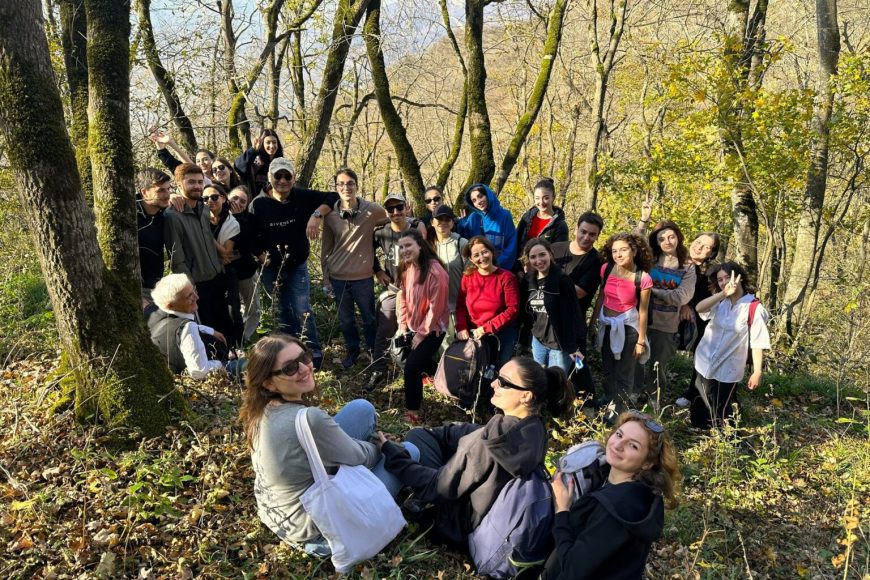 IBSU hiking on Zedazeni