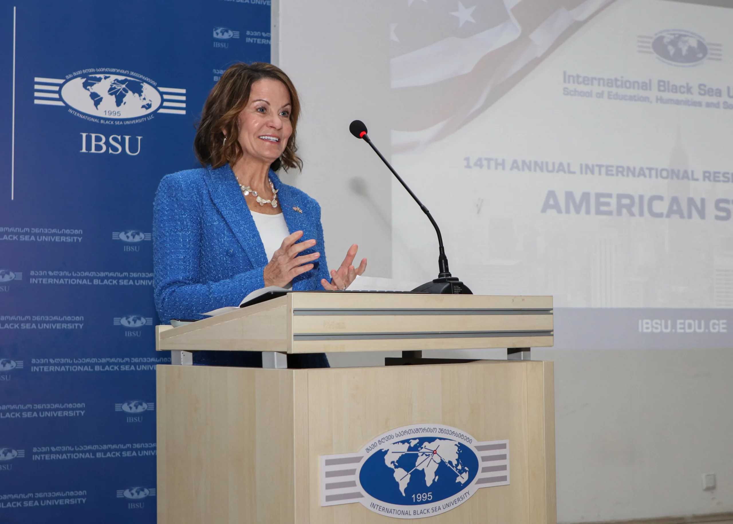 US Ambassador to Georgia Robin Dunnigan opened International Research Conference on American Studies