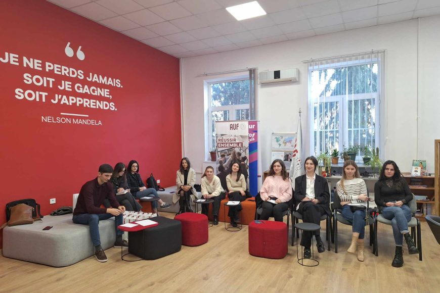 Training for Francophone students – “I exist, so I am successful”