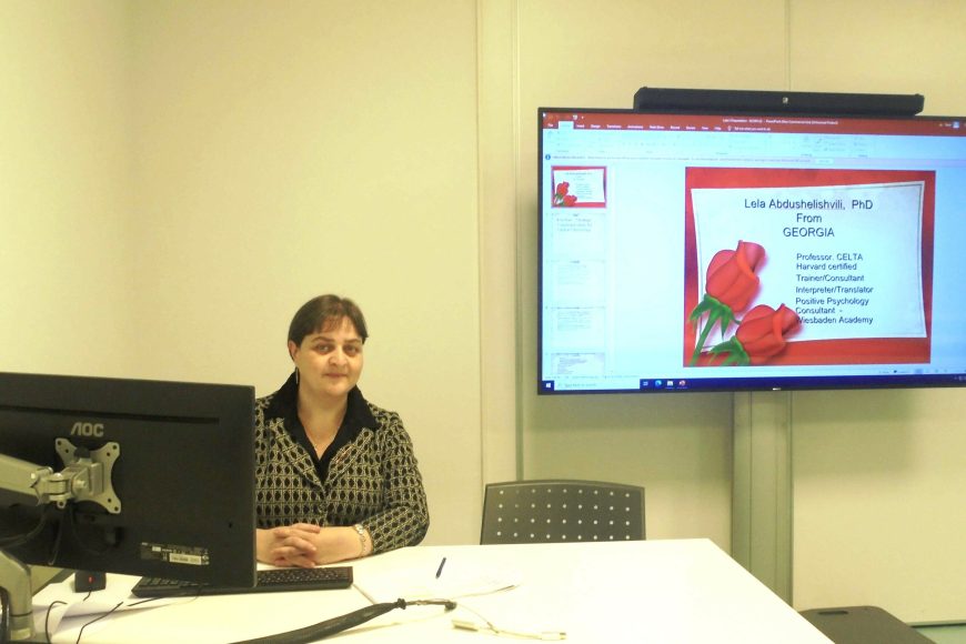 IBSU professor Lela Abdushelishvili conducted lectures at Amsterdam University of Applied Sciences