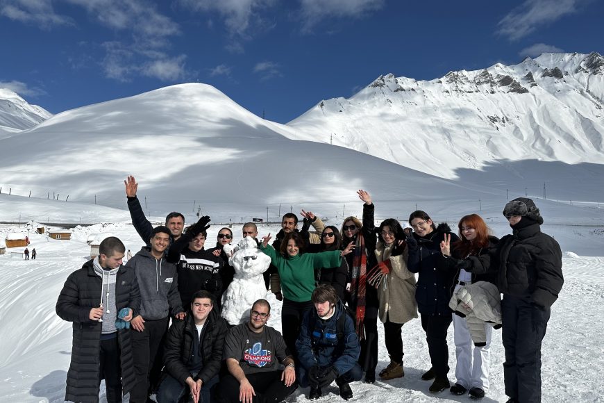 IBSU student clubs’ held working meeting in Gudauri