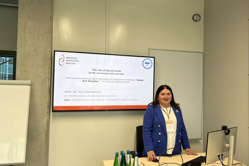 Dali Osepashvili participated in ICA conference