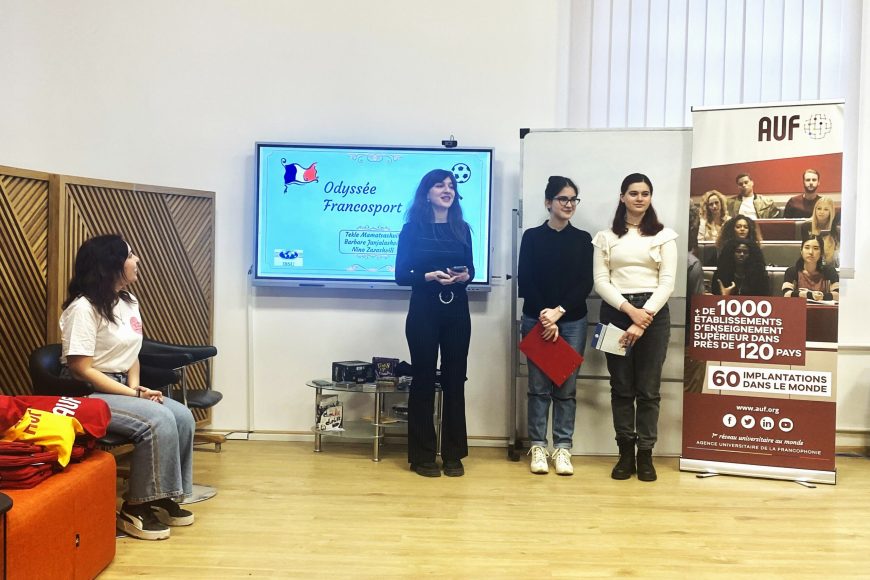 IBSU students won AUF contest