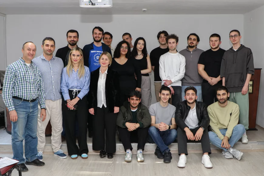 The representatives from Sakaeronavigatsia visited IBSU