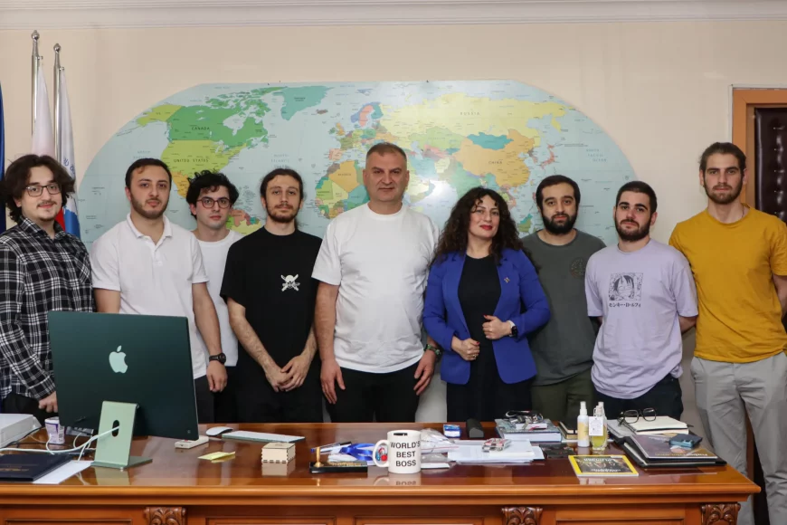 IBSU Rector meets 1st students of double degree MA program “Management and Information Technologies”