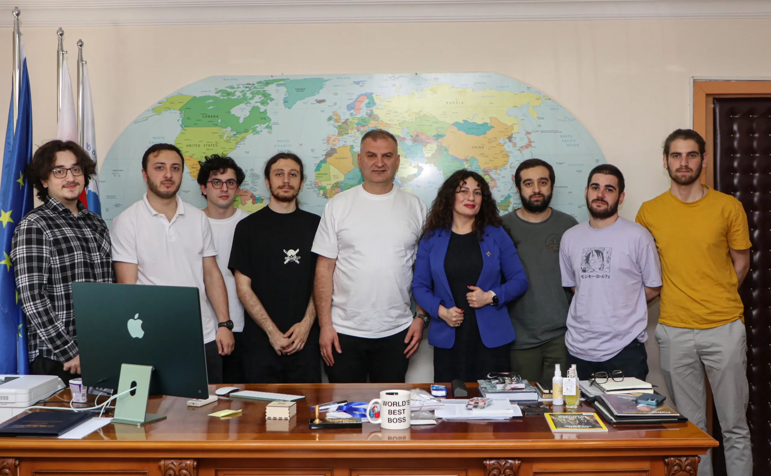 IBSU Rector meets 1st students of double degree MA program “Management and Information Technologies"