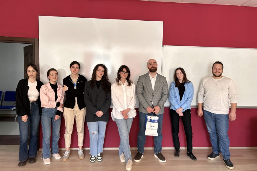 Nika Kurtanidze gave a lecture to the IBSU students