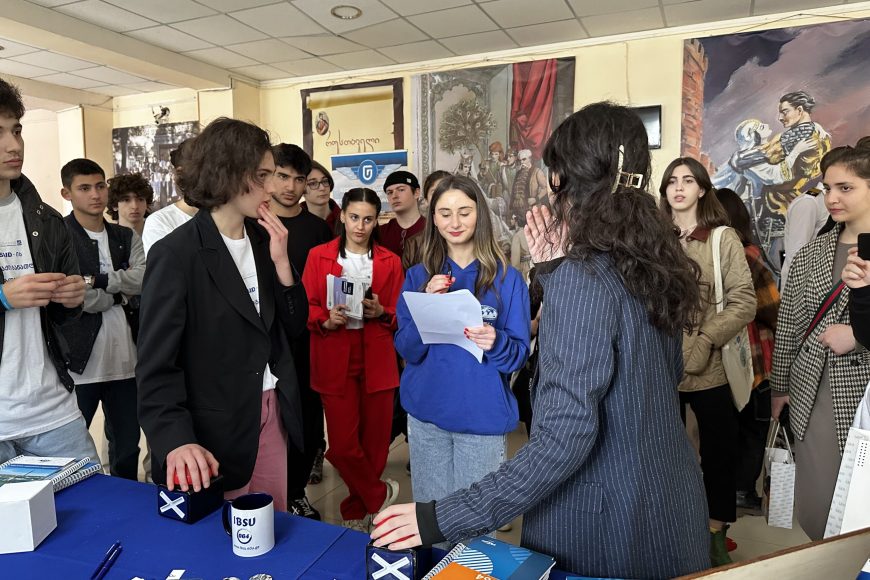 IBSU marketers participated in University Fair