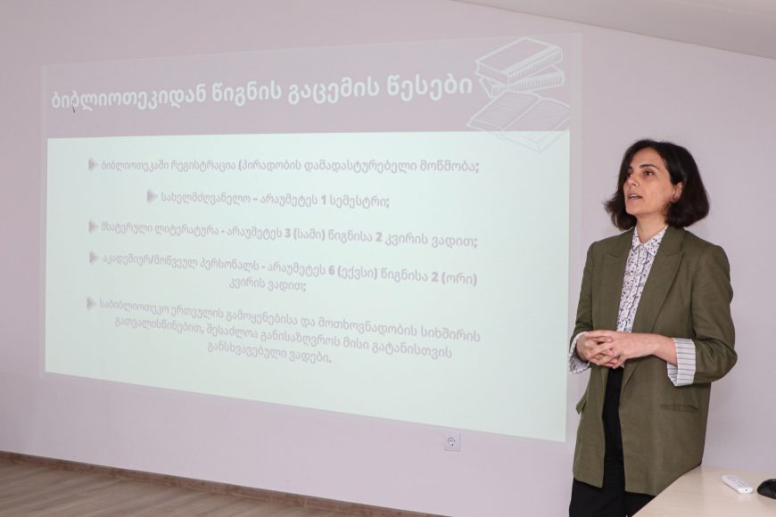 IBSU library held orientation meeting for freshmen