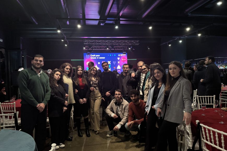 IBSU students attended Liberty Bank’s student employment campaign opening