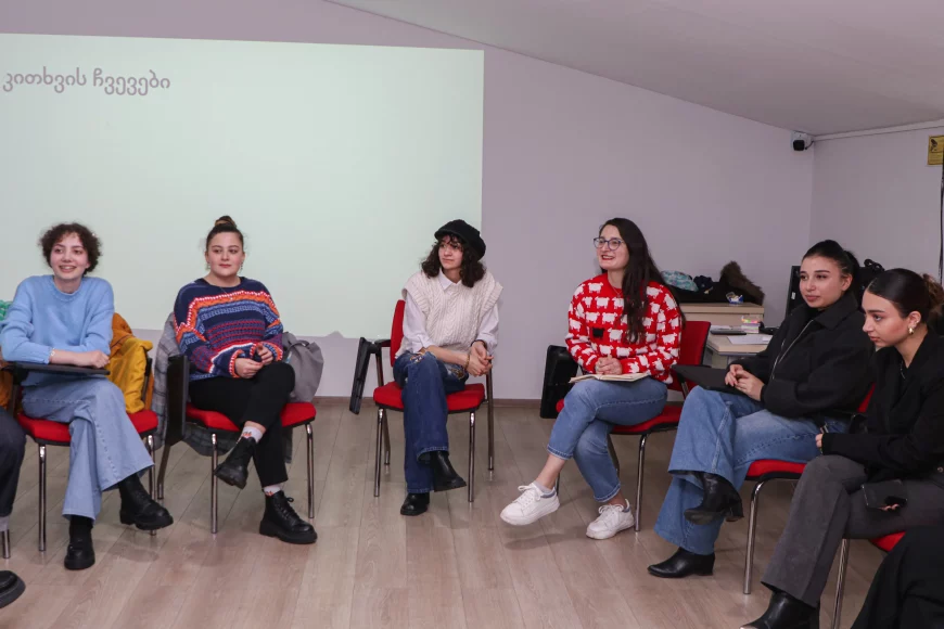 Nino Samkharadze’s training on Techniques of Critical Reading and Thinking