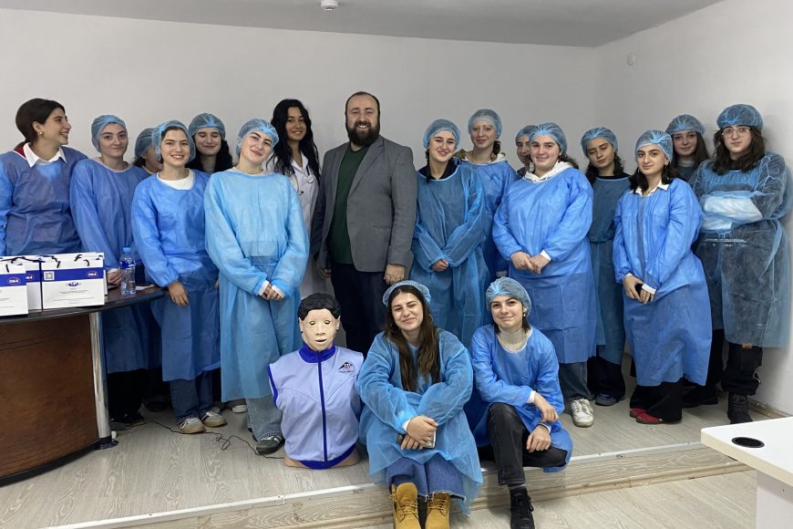 IBSU held first-aid masterclass for school students