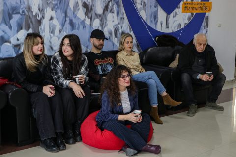 Mariam Razmadze met with School of Computer Science and Architecture students