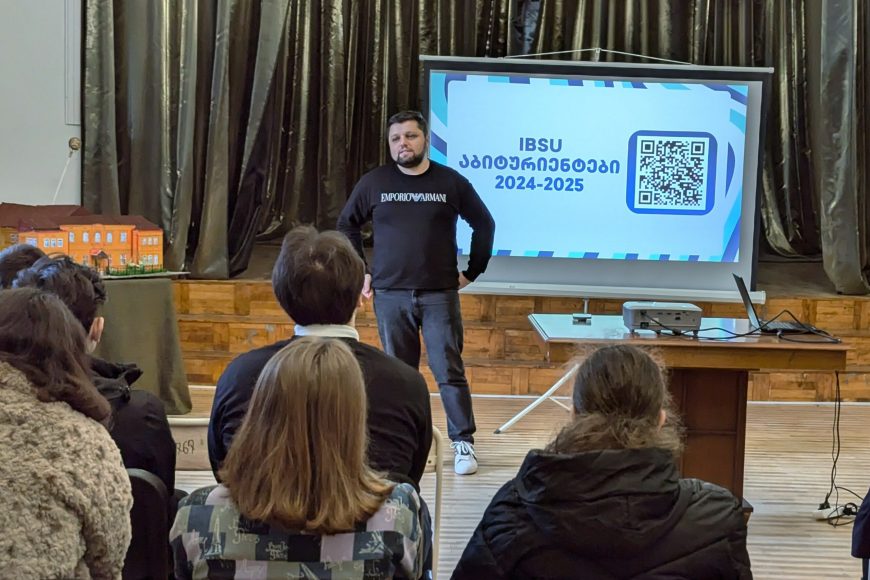 IBSU marketers met with entrants of Zugdidi, Khobi and Poti public schools
