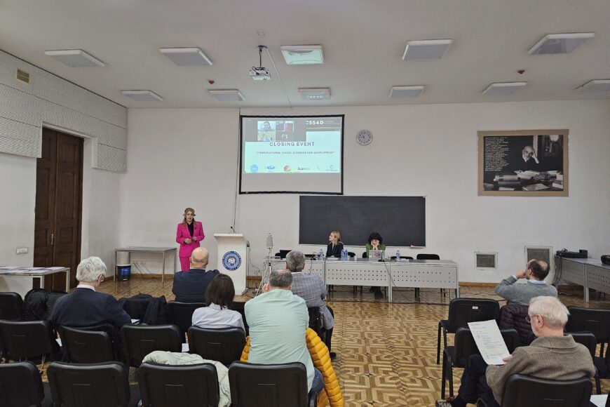 IBSU Vice-Rector for Research attended CSS4D project closure event