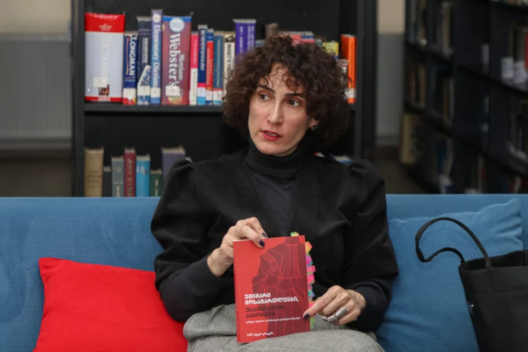 Meeting with writer Nestan Nene Kvinikadze