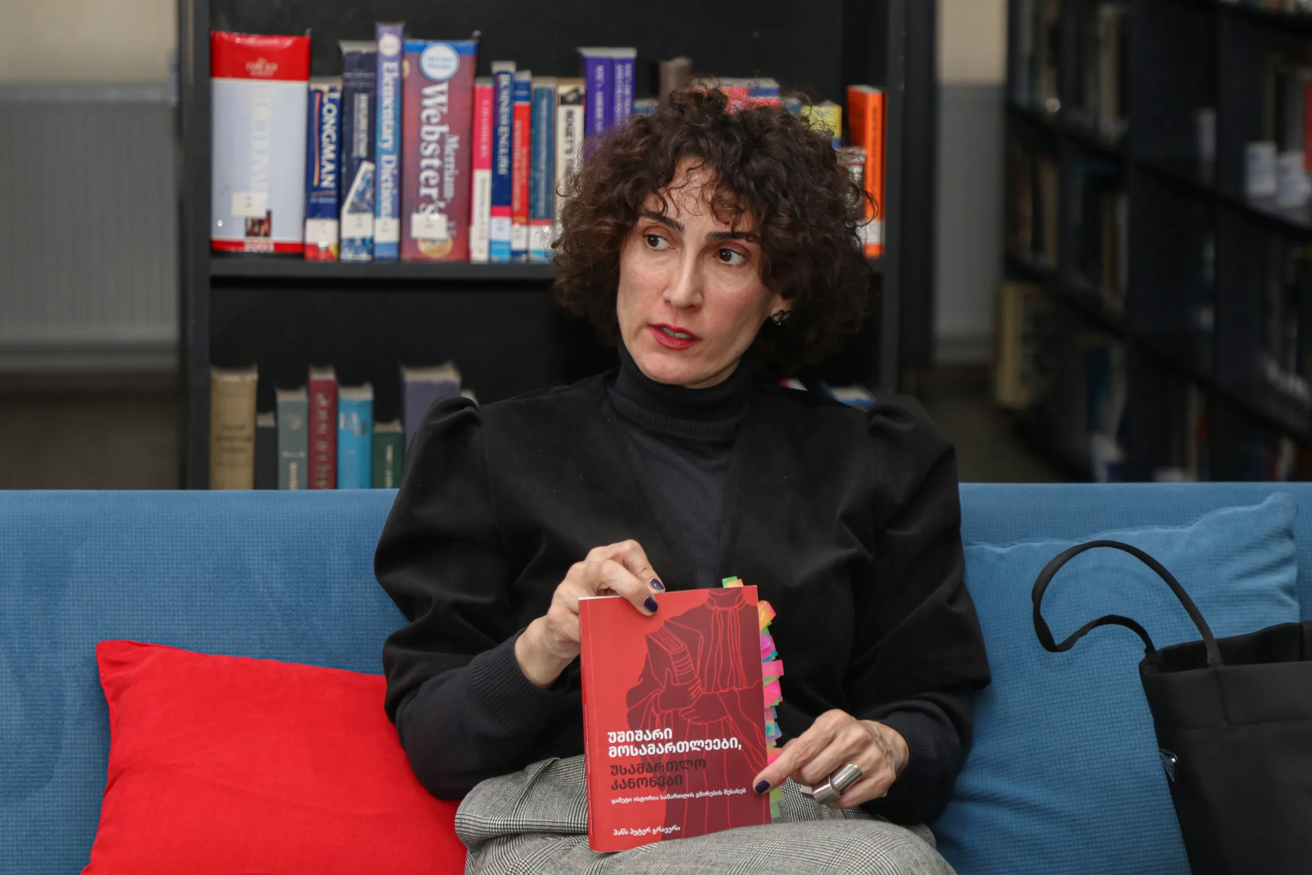 Meeting with writer Nestan Nene Kvinikadze