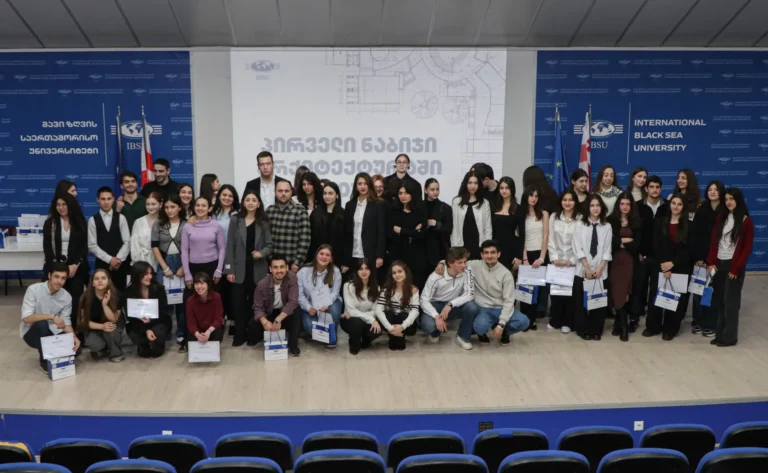 IBSU awarded certificates to participants of ‘First Step in Architecture’ project