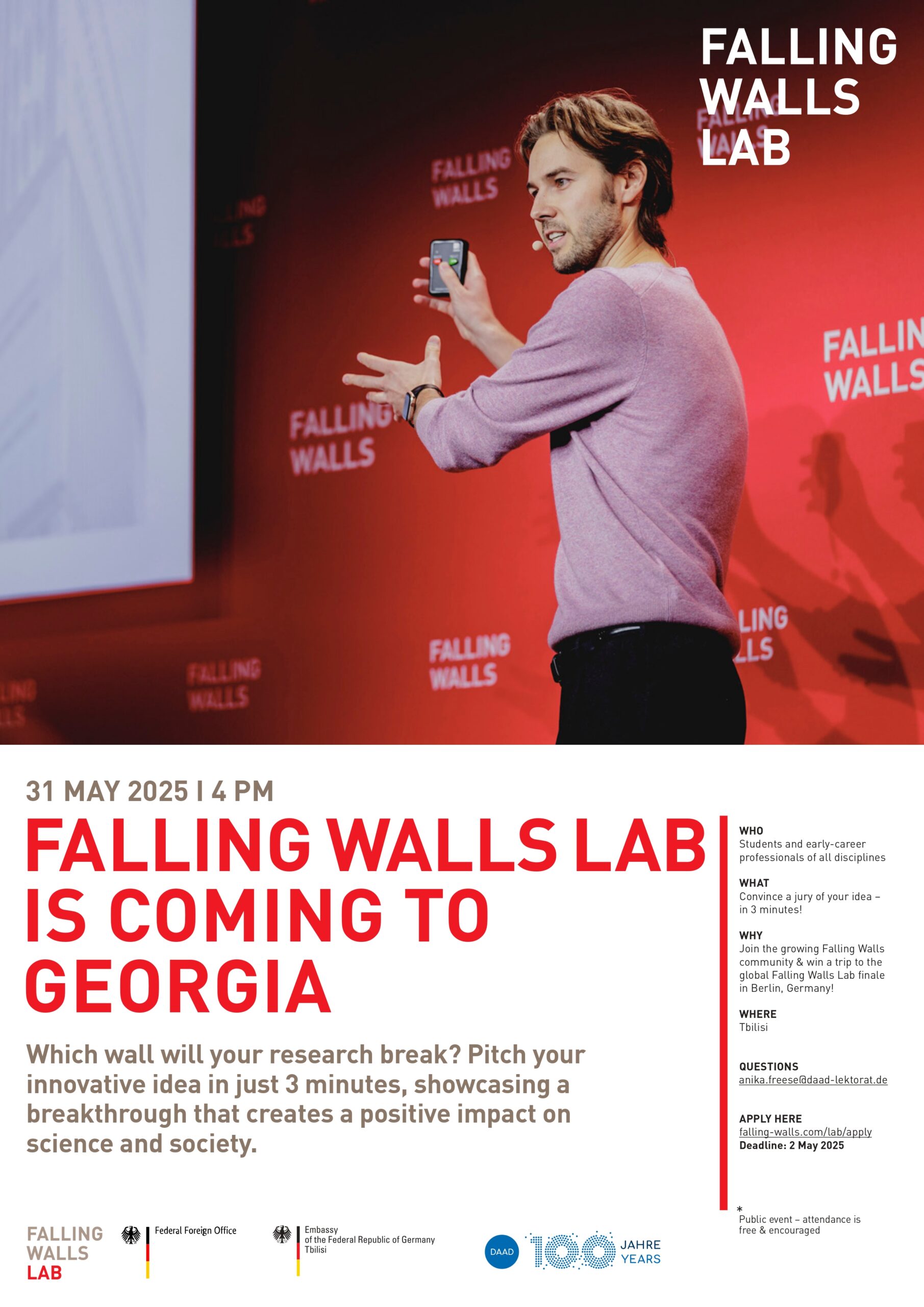Falling Walls Lab Georgia 2025