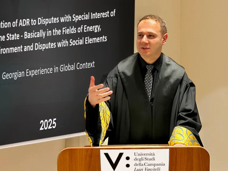 Dr. Goga Kikilashvili is visiting Luigi Vanvitelli University of Campania