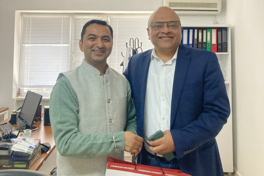 Dean of Business School met with Head of Department of Tourism at Chandigarh University