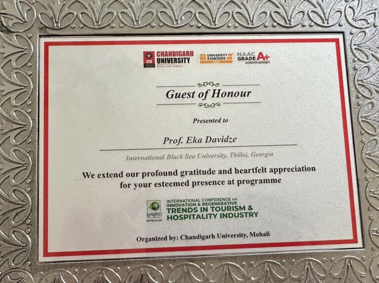 IBSU Affiliated Professor Eka Devidze participated in Board of Studies (BoS) meeting