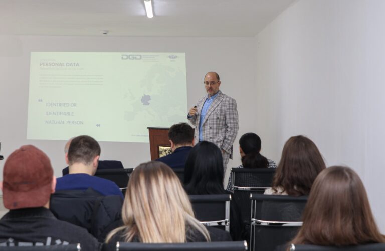 German and Georgian professors deliver public lecture on data protection