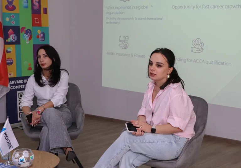 Moore Abc representatives met with IBSU Business School students