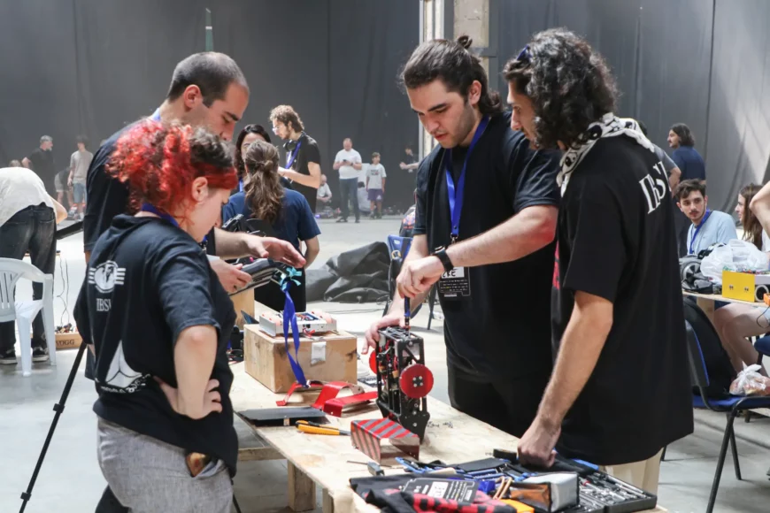 Computer Science program students participated in Robo Battle 2025