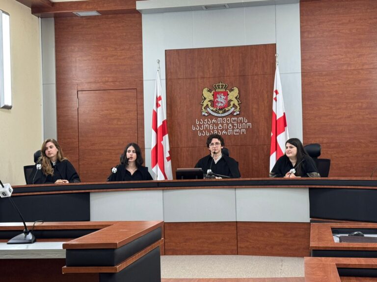 Students of the Law and Public Administration & State Governance programs visited the Constitutional Court of Georgia