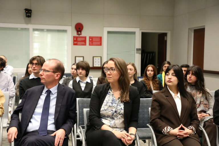 Students of American Studies at Black Sea International University are participating in the Smithsonian Institution’s international lecture series