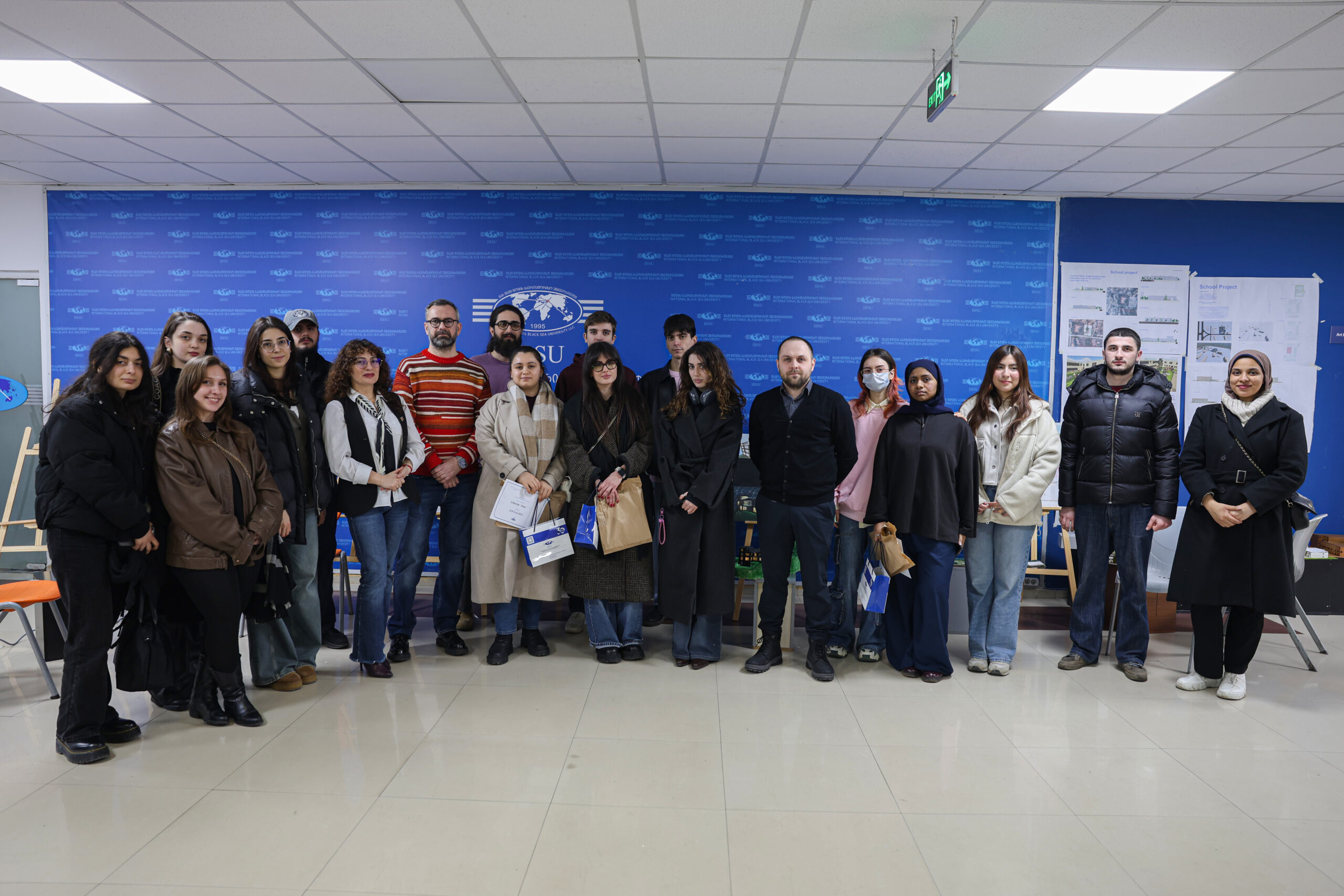 შავი ზღვის საერთაშორისო უნივერსიტეტის არქიტექტურის პროგრამის საკურსო პროექტების გამოფენა და დაჯილდოება