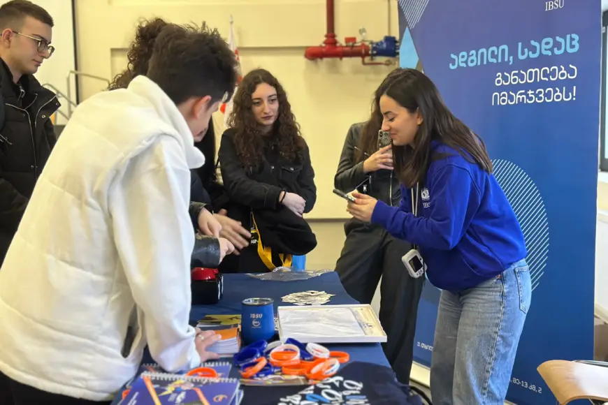 IBSU at the University Fair Held at the Guivy Zaldastanishvili American Academy