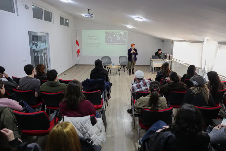 An interactive meeting on career development was held at IBSU with HR consultant Teona Baghaturia