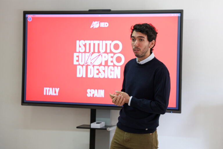 A representative from the Istituto Europeo di Design in Milan visited IBSU